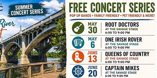 Rhythm on the River District- Summer Concert Series: 1 - Root Doctors