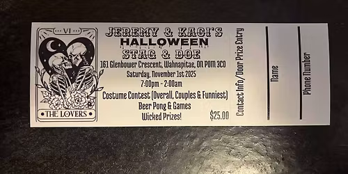 Kaci & Jeremy\u2019s Halloween Stag & Doe