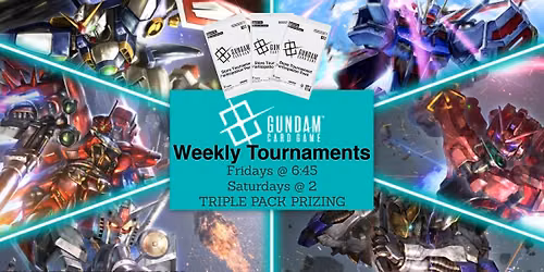 Gundam Card Game Weekend Locals!