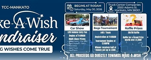 TCC-Mankato Auto Show & Bags Tournament | Make-A-Wish Fundraiser