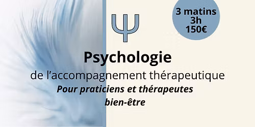 Formation courte : psychologie de l'accompagnement th\u00e9rapeutique