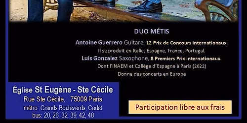 Saxophone & Guitare : M\u00e9lodies et Danses