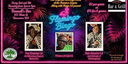 I.S.C.R.E. Flamingo Bingo