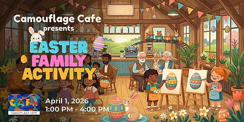 FREE Easter Family Activity at Camouflage Caf\u00e9