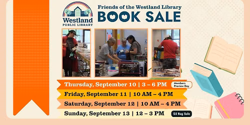 Friends of the Westland Library Book Sale