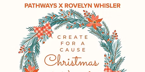 Create for a Cause: Christmas Wreath Craft w\/Rovelyn M. Whisler