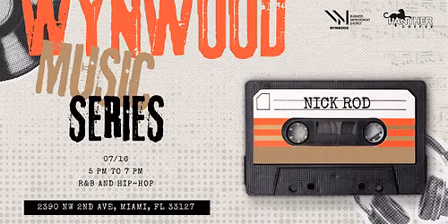 Nick Rod on the Patio | Wynwood Music Series