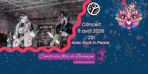 Concert Rock in Peace - Carnaval 2026
