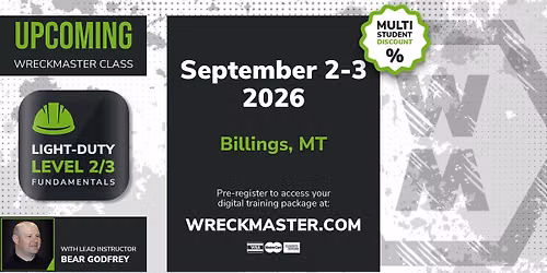 Billings MT, Level 2\/3 September 2-3, 2026