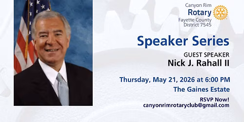 Meet the Speaker - Nick J. Rahall II