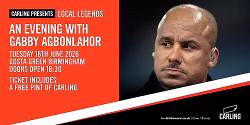 Local Legends - An Evening with Gabby Agbonlahor
