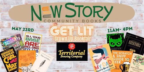Get Lit - Grown Up Bookfair at TBC