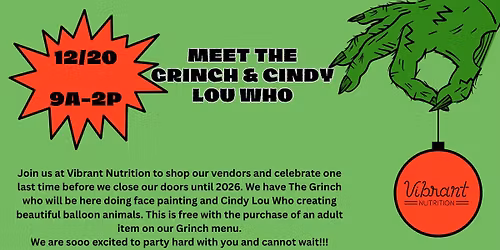 Meet The Grinch & Cindy Lou Who