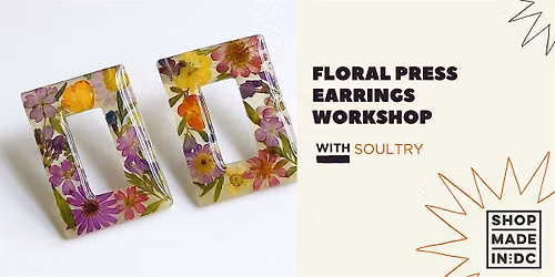 Make Your Own Pressed Flower Earrings w\/Soultry