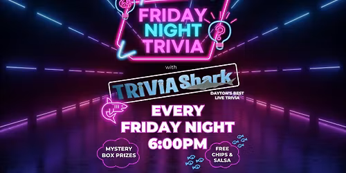 Live Trivia with TRIVIA SHARK every Friday at MVSB