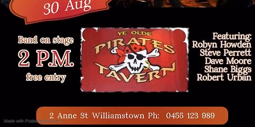 Somewhere South of Nashville @ Pirates Tavern, Williamstown 
