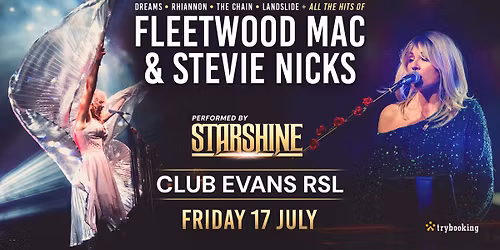 Fleetwood Mac & Stevie Nicks \u2014 Live at Club Evans RSL\u2b50Performed by Starshine