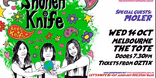 SHONEN KNIFE AT THE TOTE w\/ MOLER