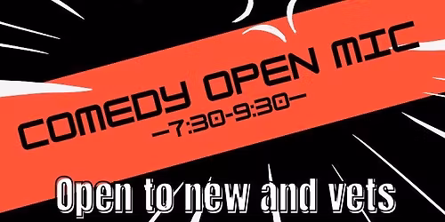 Comedy Open Mic @ Nightly Buzz
