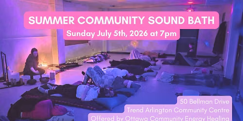 Summer Community Sound Bath
