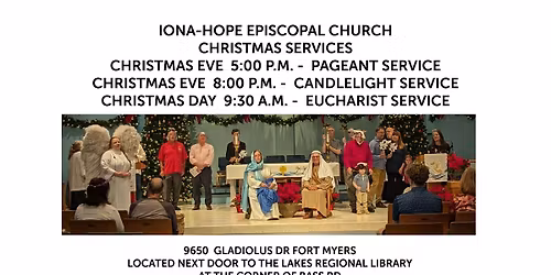 Iona-Hope Christmas Services - All  Are Welcome!