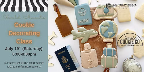The World Awaits Cookie Decorating Class | Fairfax, VA
