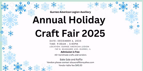 Annual Holiday Craft Fair 2025 ALA 771