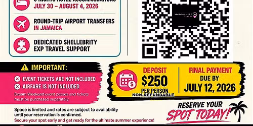 DREAM WEEKEND 2026 - HOTEL PACKAGE