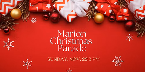 Official Event for the 2026 Marion, NC Christmas Parade 
