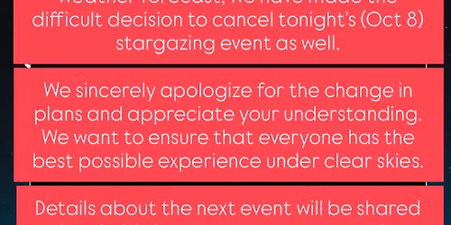 Natural Night Festival - National Arts Centre - Wait for the next date to be announced. at National Arts Centre, Tue, Oct 13