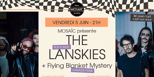 CONCERT - THE LANKSIES + FLYING BLANKET MYSTERY