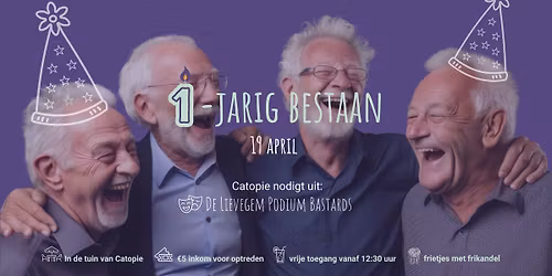 1 jarig bestaan van Catopie - met optreden van De Lievegem Podium Bastards