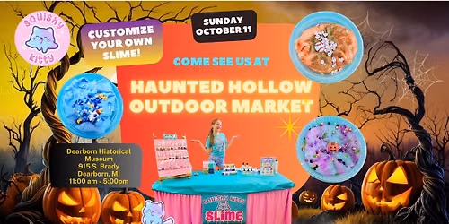 Squishy Kitty Slime at Haunted Hollow Market