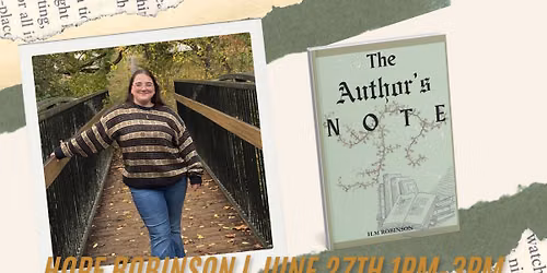 Book Signing: Hope Robinson