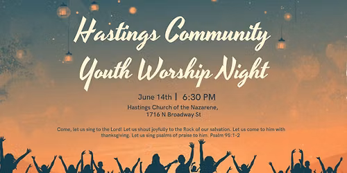 Hastings Community Youth Worship Night