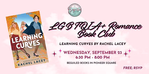 LGBTQIA+ Book Club: "Learning Curves" by Rachel Lacey