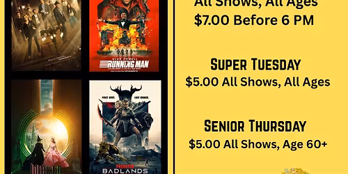 Now You See Me, Now You Don\u2019t \/ The Running Man \/ Predator: Badlands and more!