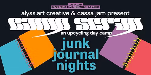 camp scrap -  junk journal nights | Niles District