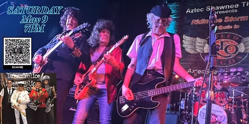 RIDIN THE STORM OUT + DREAM POLICE tributes to REO Speedwagon + Cheap Trick at Aztec Shawnee Theater