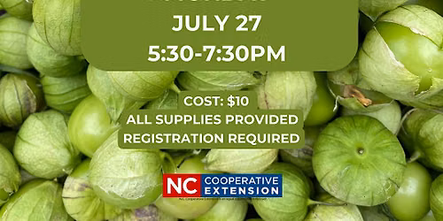Food Preservation: Tomatillo Salsa Canning Class