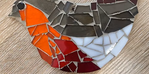 Making a Mosaic Christmas Robin Workshop