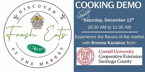 Fresh Eats Cooking Demo - Saturday, December 13th