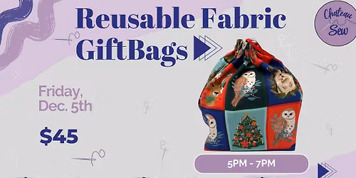 Reusable Fabric Giftbags