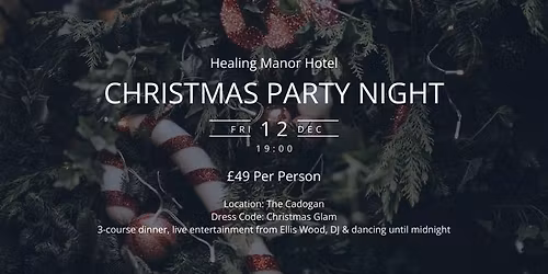 Christmas Party Night with Ellis Wood | SOLD OUT