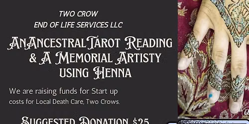Tarot and Henna for a Cause. 
