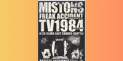 The Mistons (ex-Crackerbash) \/\/ The Freak Accident (ex-Victims Family) \/\/  TV1984 (ex-Gits)