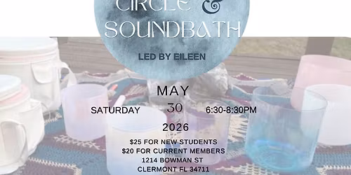 Full Moon Circle & Sound Bath | Rare Blue Moon Experience