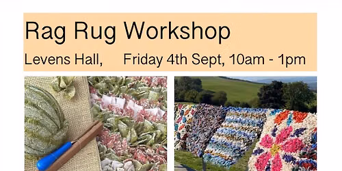 Rag Rug Workshop at Levens Hall