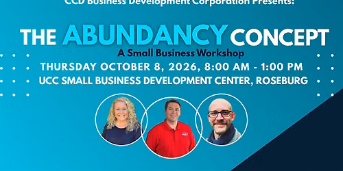 The 2026 Abundancy Concept: A Small Business Workshop (Douglas County)