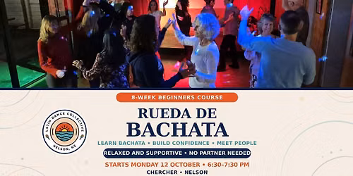 Beginner Rueda de Bachata \u2014 8-Week Latin Dance Course in Nelson